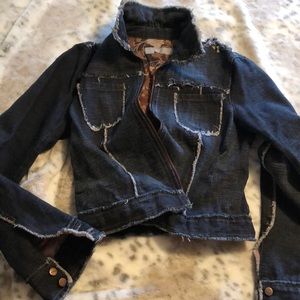 Vintage Iceberg Ice Jeans Jacket Blue Size Small